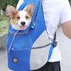 Dog Backpack Carrier Bag Travel Double Shoulder
